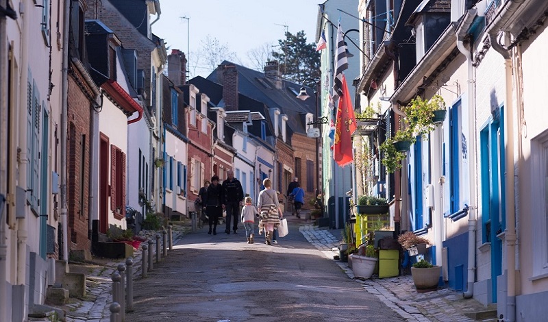 Mittelalterliche Stadt Saint-Valery-sur-Somme