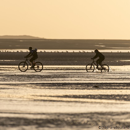 Mit dem Fahrrad