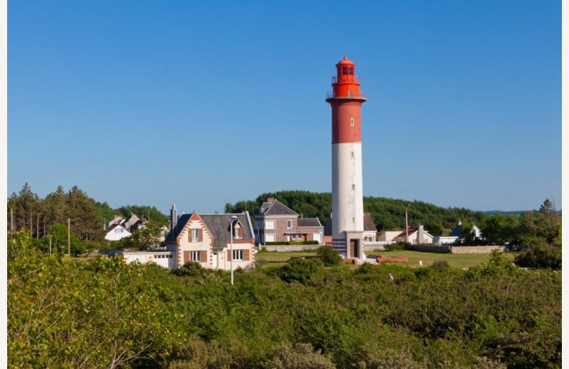 Le chemin de planches et les cabines de Cayeux