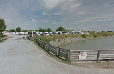 Aire de camping-car - port de plaisance au Crotoy