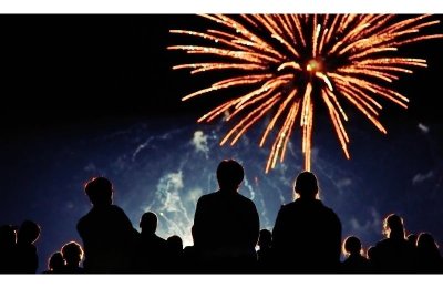 14 juillet Crotoy : feu artifice