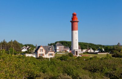 Le chemin de planches et les cabines de Cayeux