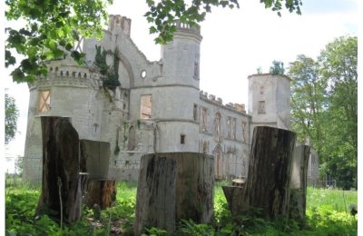 Son et lumière dans le parc du château de Pont Rémy